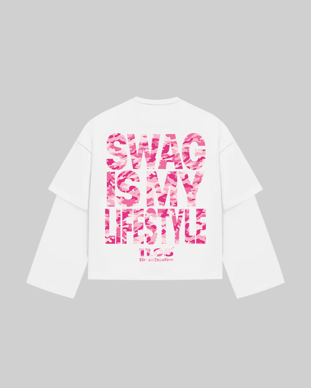"SWAG IS MY LIFESTYLE" ROSE EDITION - Double Longsleeve