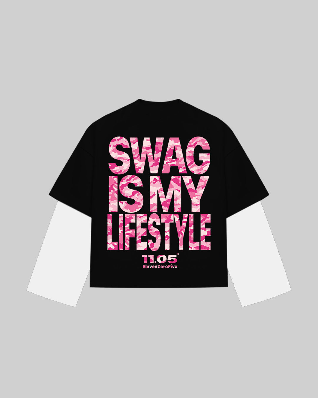 "SWAG IS MY LIFESTYLE" ROSE EDITION - Double Longsleeve