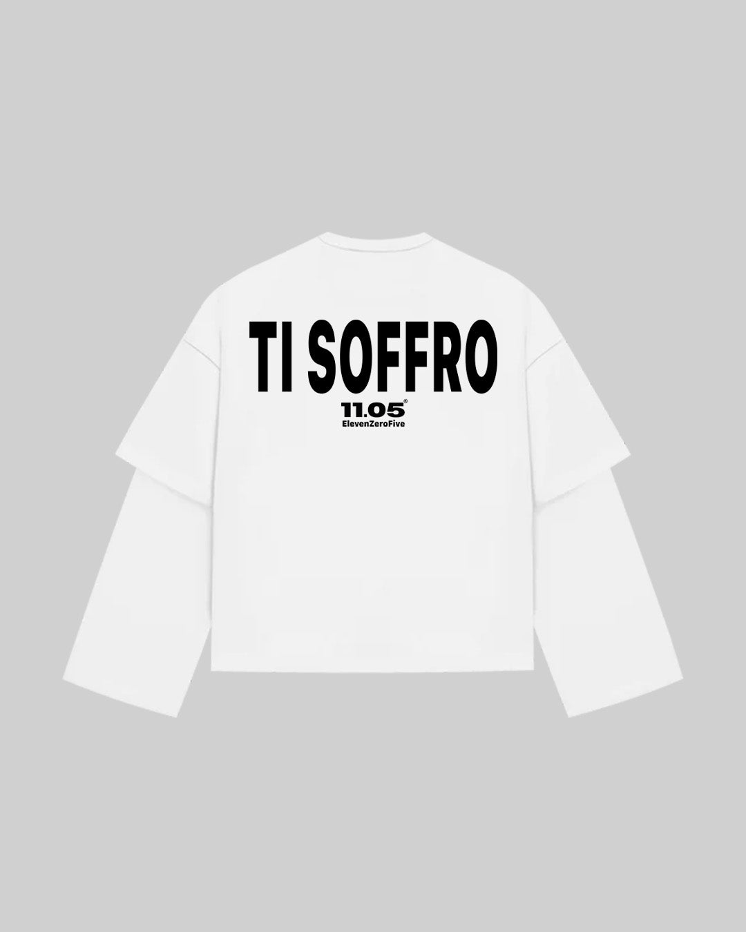 "TI SOFFRO" Double Longsleeve