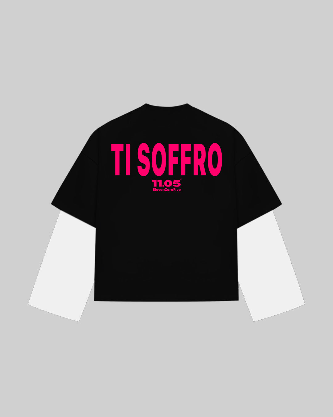 "TI SOFFRO" Fuchsia | Double Longsleeve