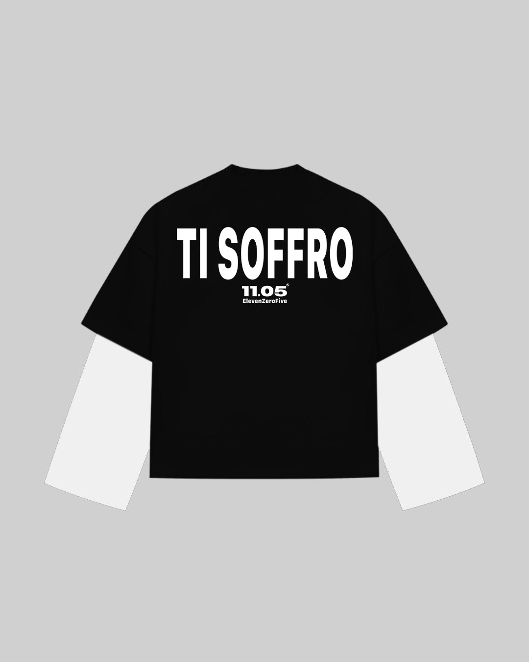 "TI SOFFRO" Double Longsleeve