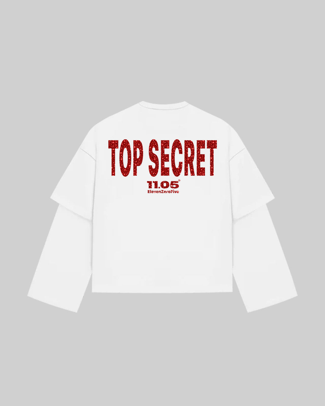 "TOP SECRET" Double Longsleeve | GLITTER EDITION