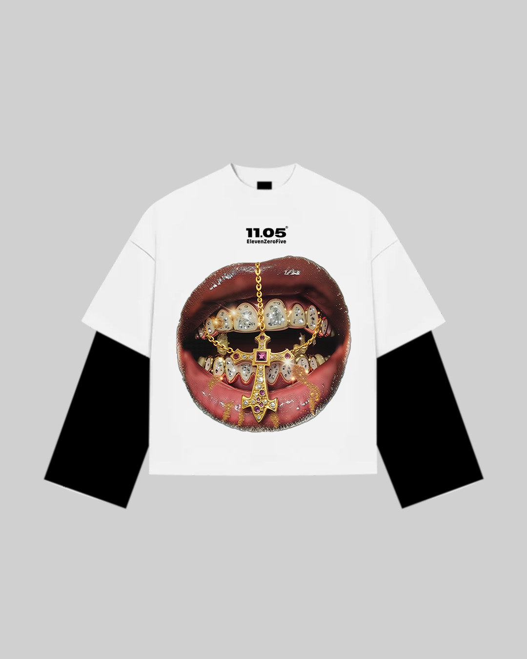 "GOLD GRILLZ" Double Longsleeve