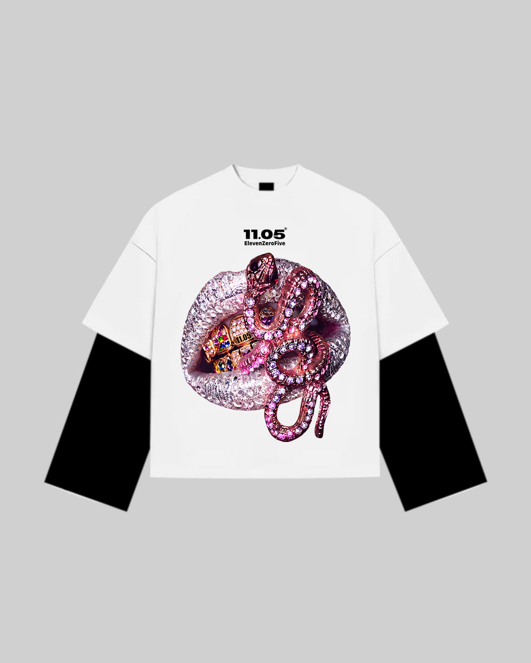 "Snake Grillz" Double Longsleeve