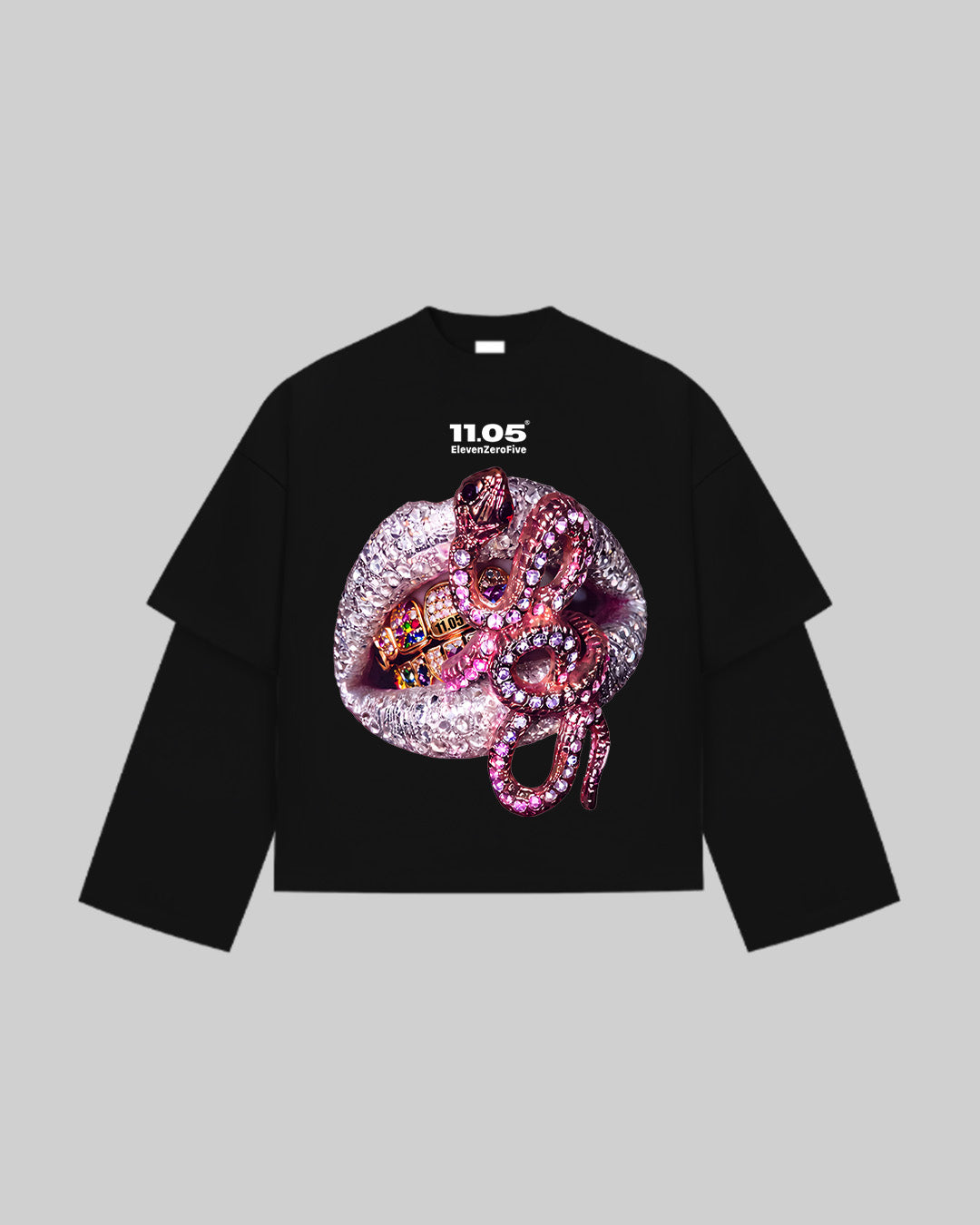 "Snake Grillz" Double Longsleeve