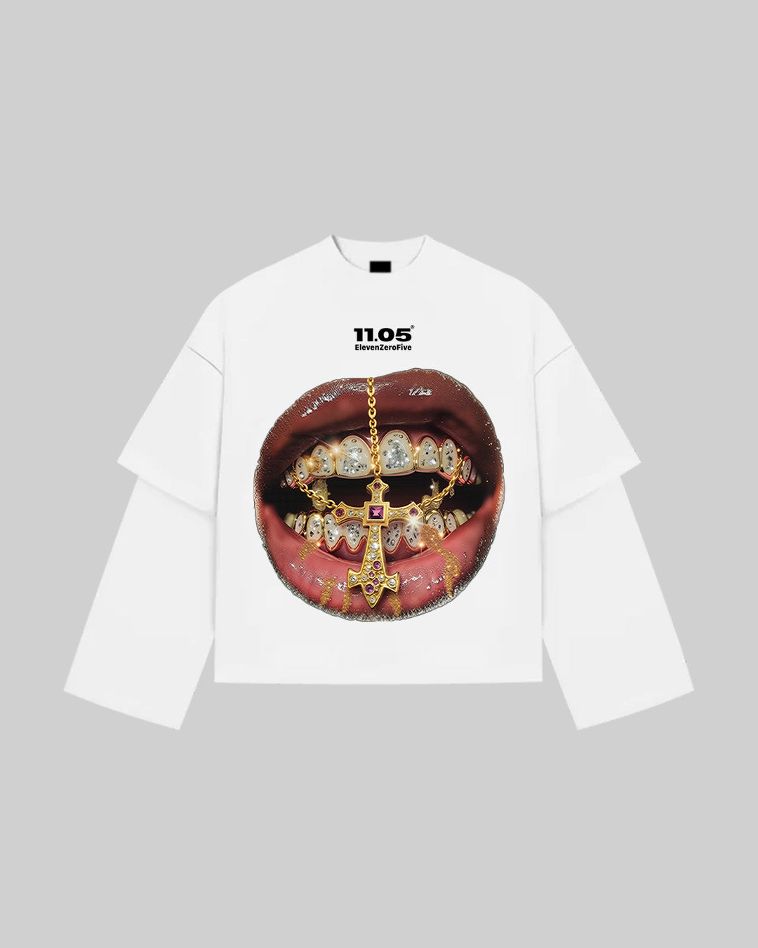 "GOLD GRILLZ" Double Longsleeve