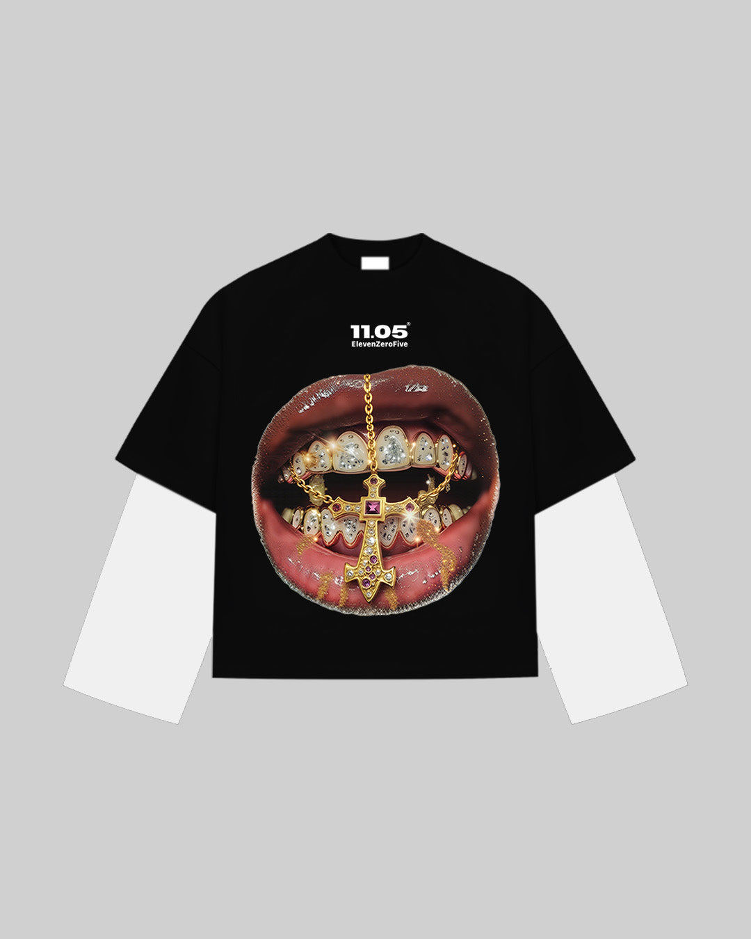 "GOLD GRILLZ" Double Longsleeve