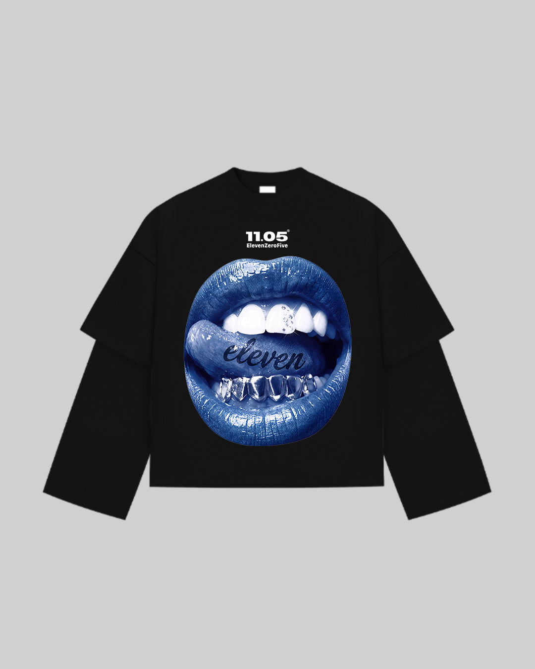"BLUE GRILLZ" Double Longsleeve