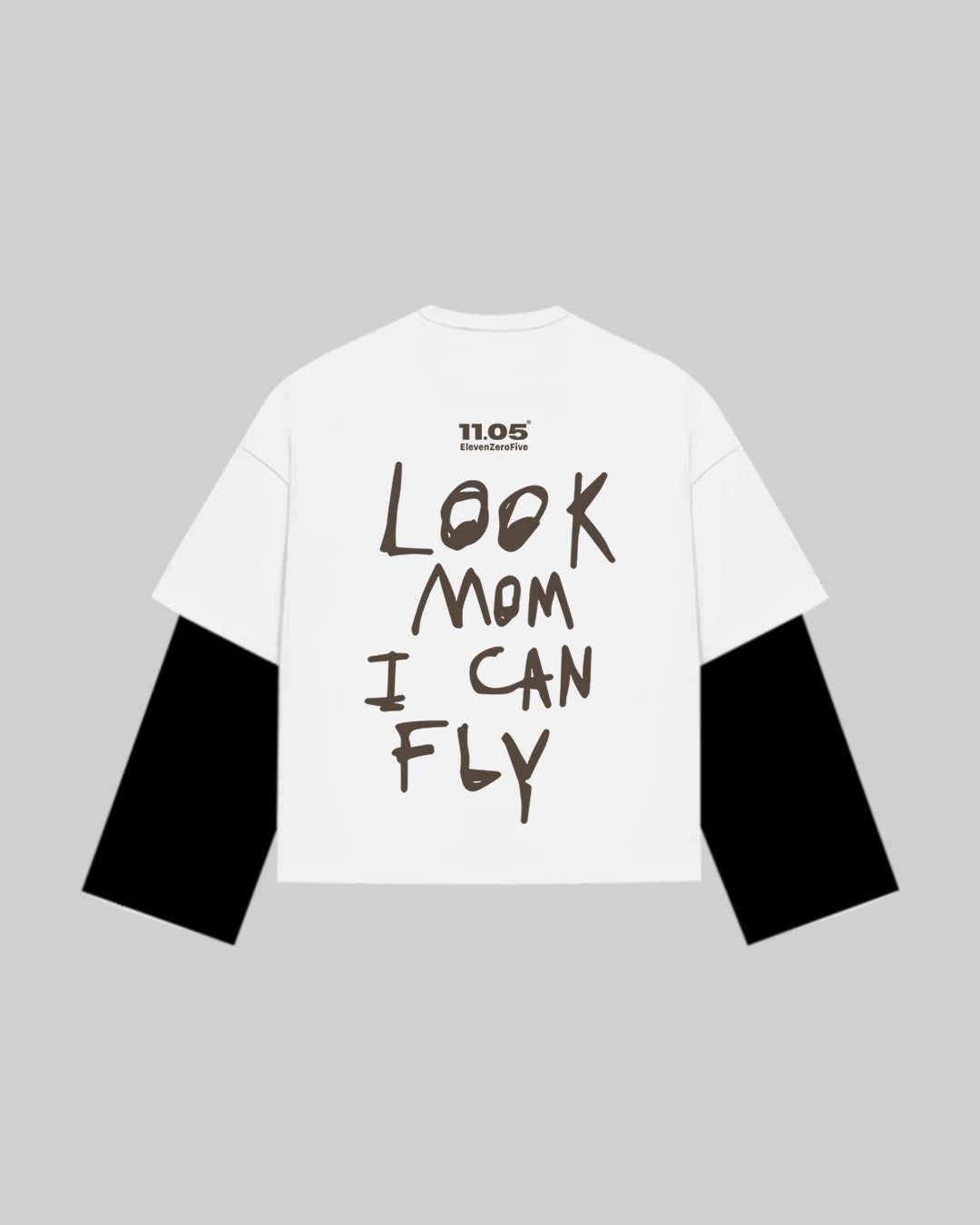 "LOOK MOM I CAN FLY" Double Longsleeve