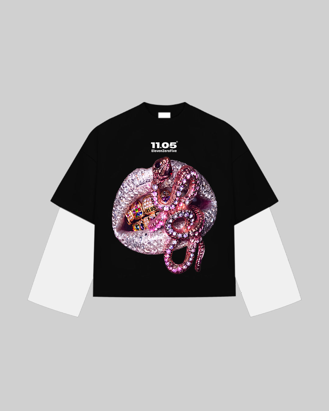 "Snake Grillz" Double Longsleeve