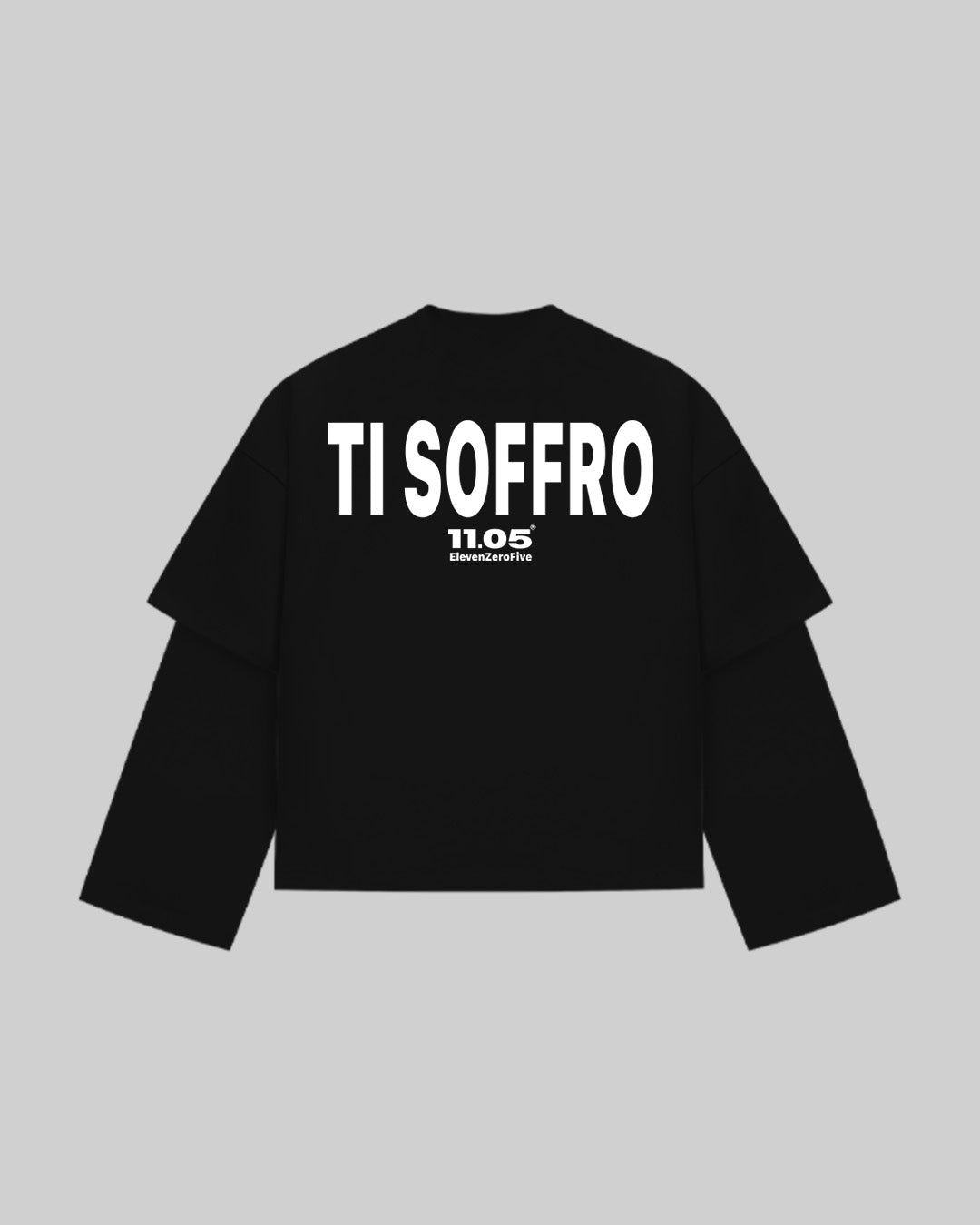 "TI SOFFRO" Double Longsleeve