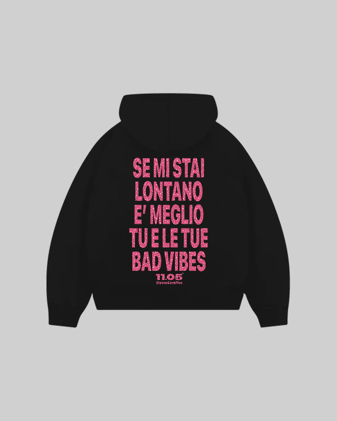 "NO BAD VIBES" Hoodie | GLITTER EDITION