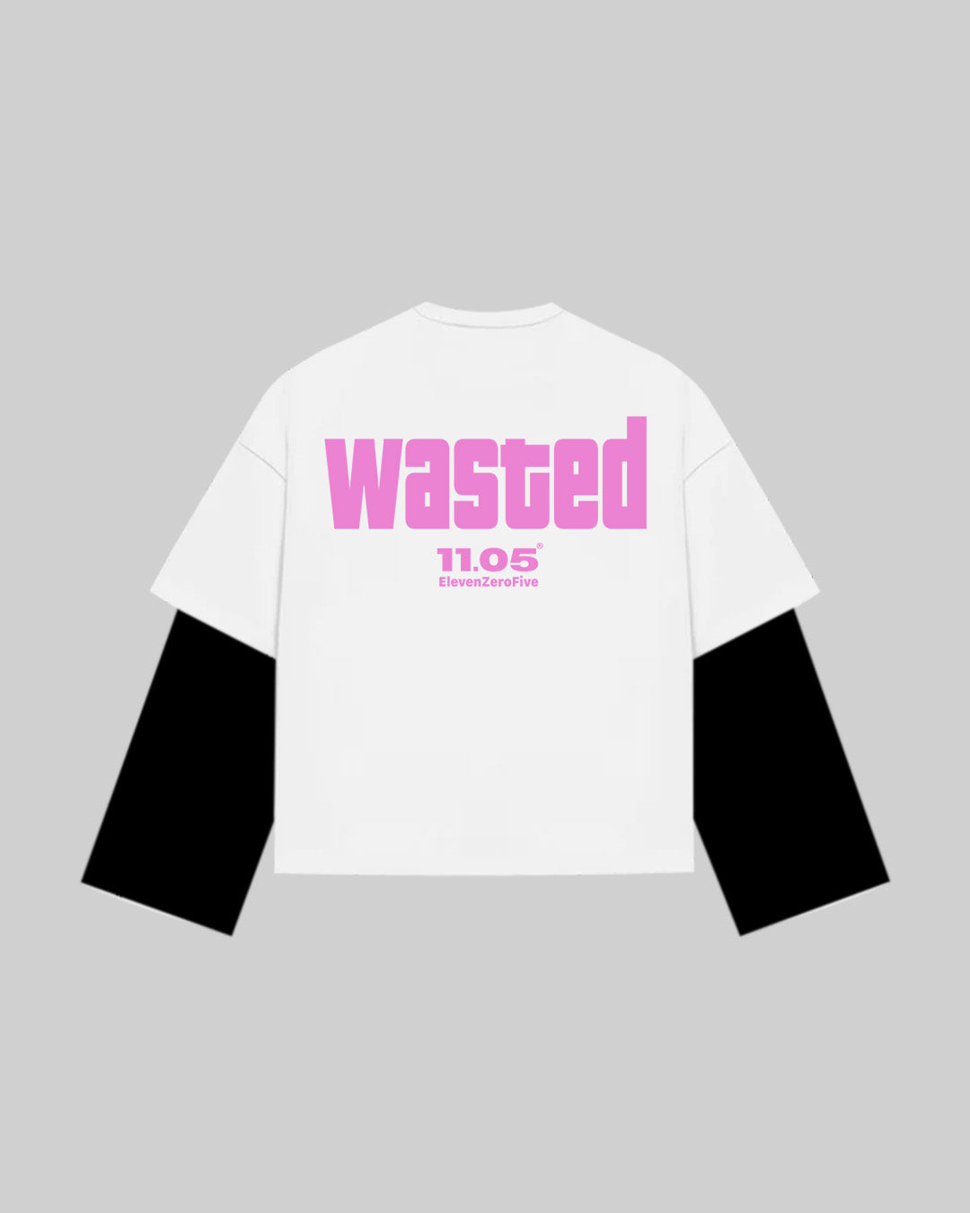 "WASTED" Double Longsleeve | ROSE EDITION