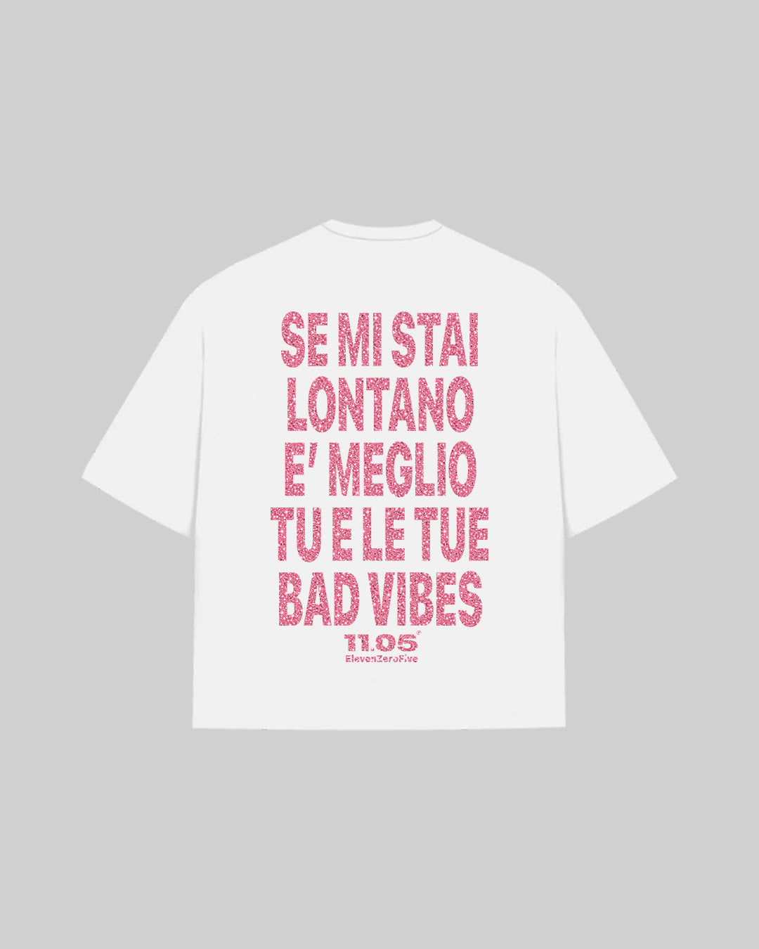 "NO BAD VIBES" T-Shirt | GLITTER EDITION