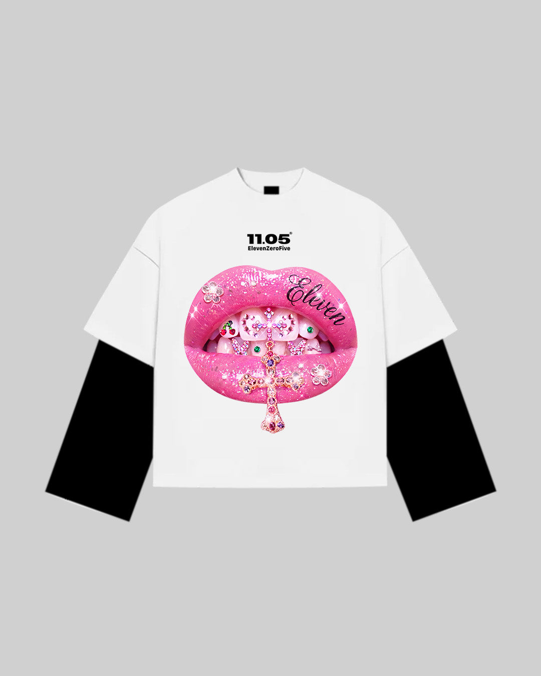 "Pink Grillz" Double Longsleeve