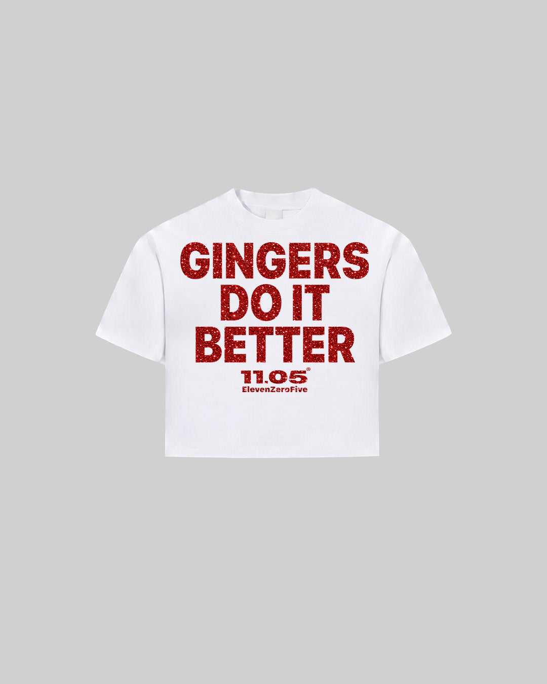 "GINGERS DO IT BETTER" Women's TOP | GLITTER EDITION
