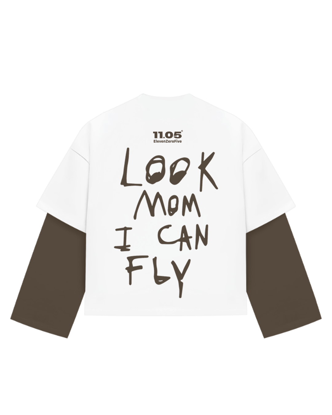 "Look mom i can fly" Double Long Sleeve