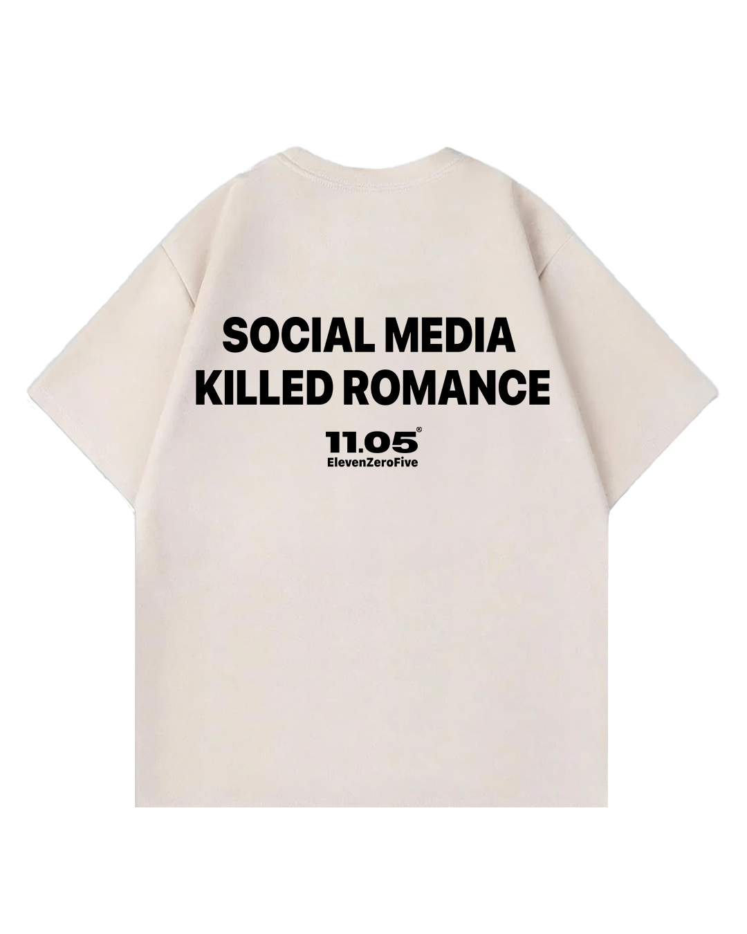'Social media killed romance' Oversized T-Shirt