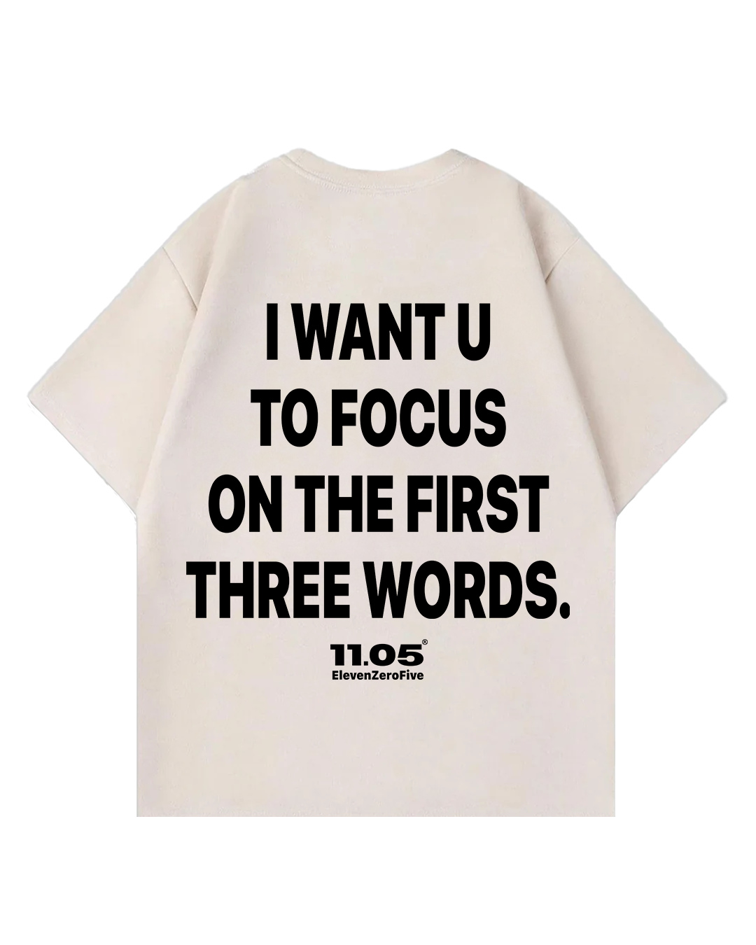 "I WANT U" Oversized T-Shirt