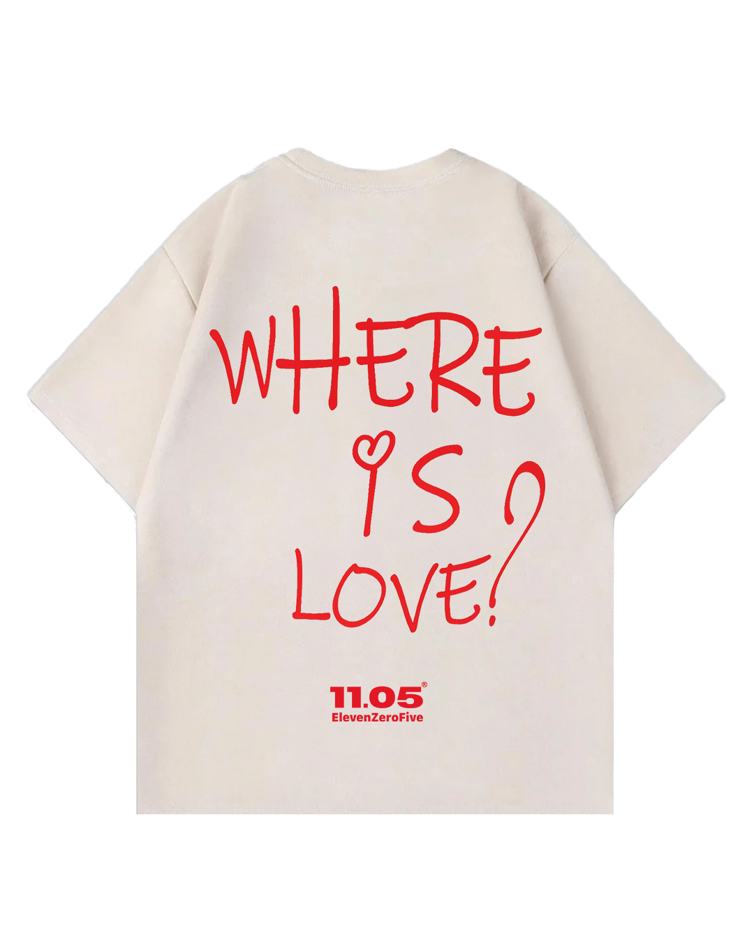 'Where is love?' Oversized T-Shirt