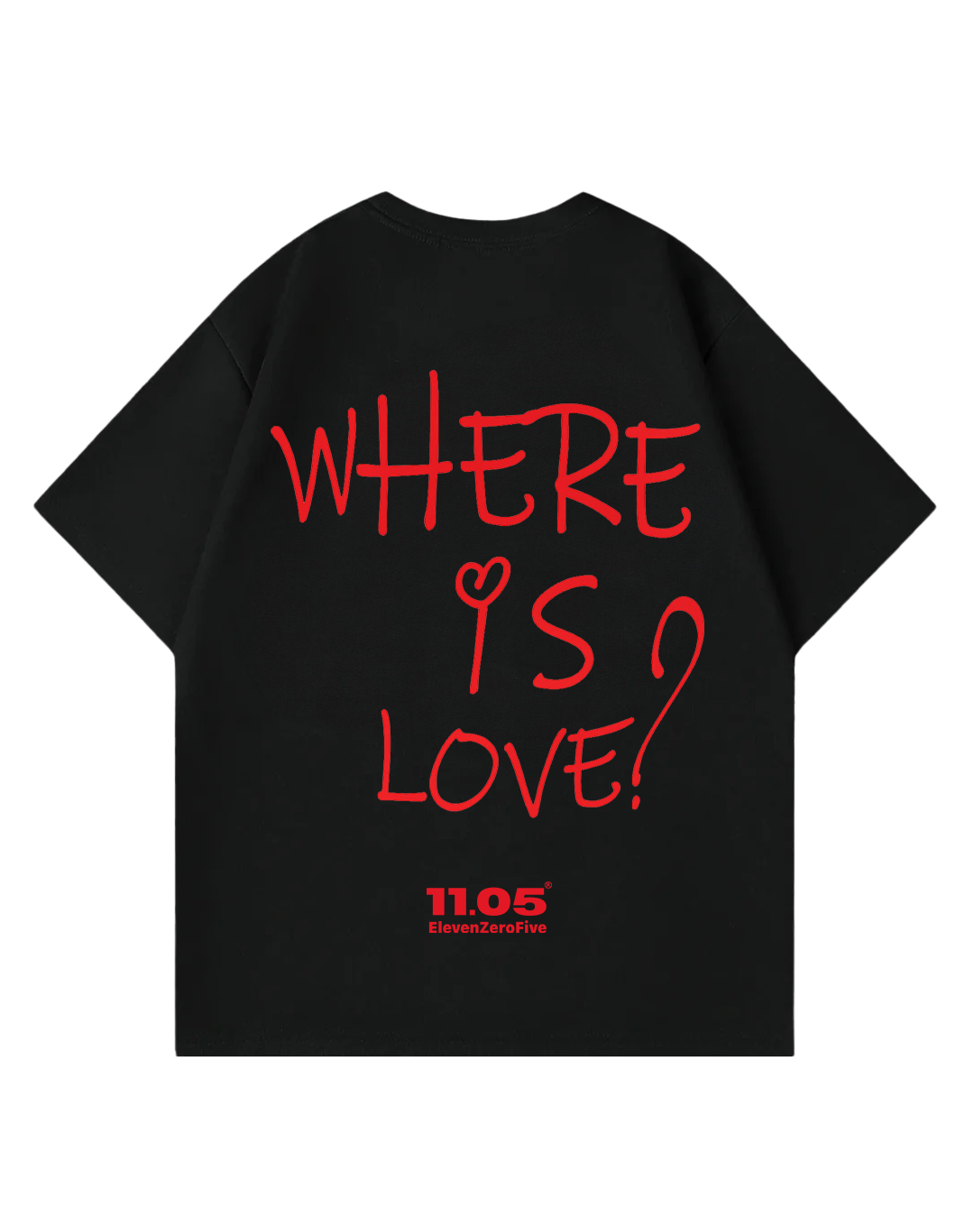 'Where is love?' Oversized T-Shirt