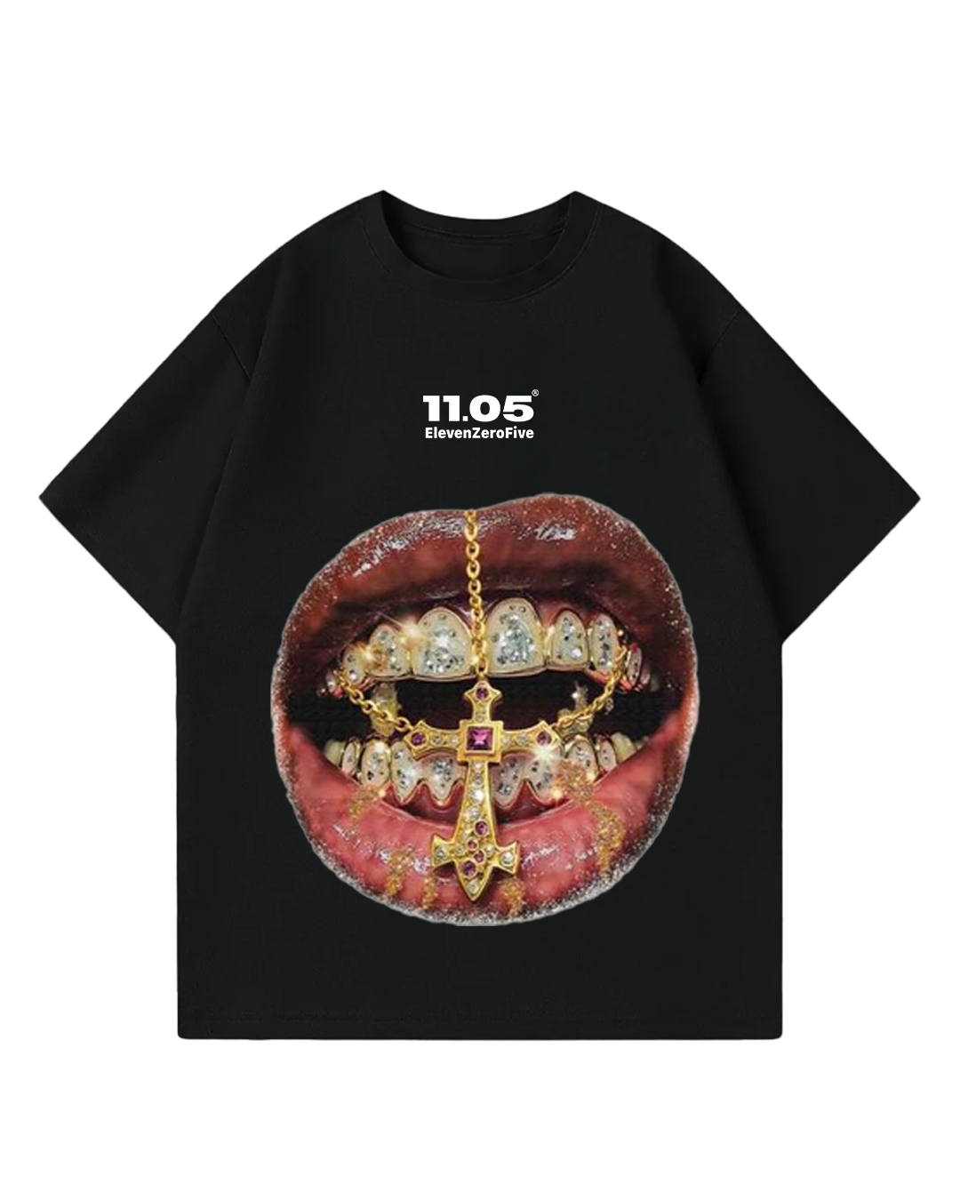 "Gold Grillz" Oversized T-Shirt