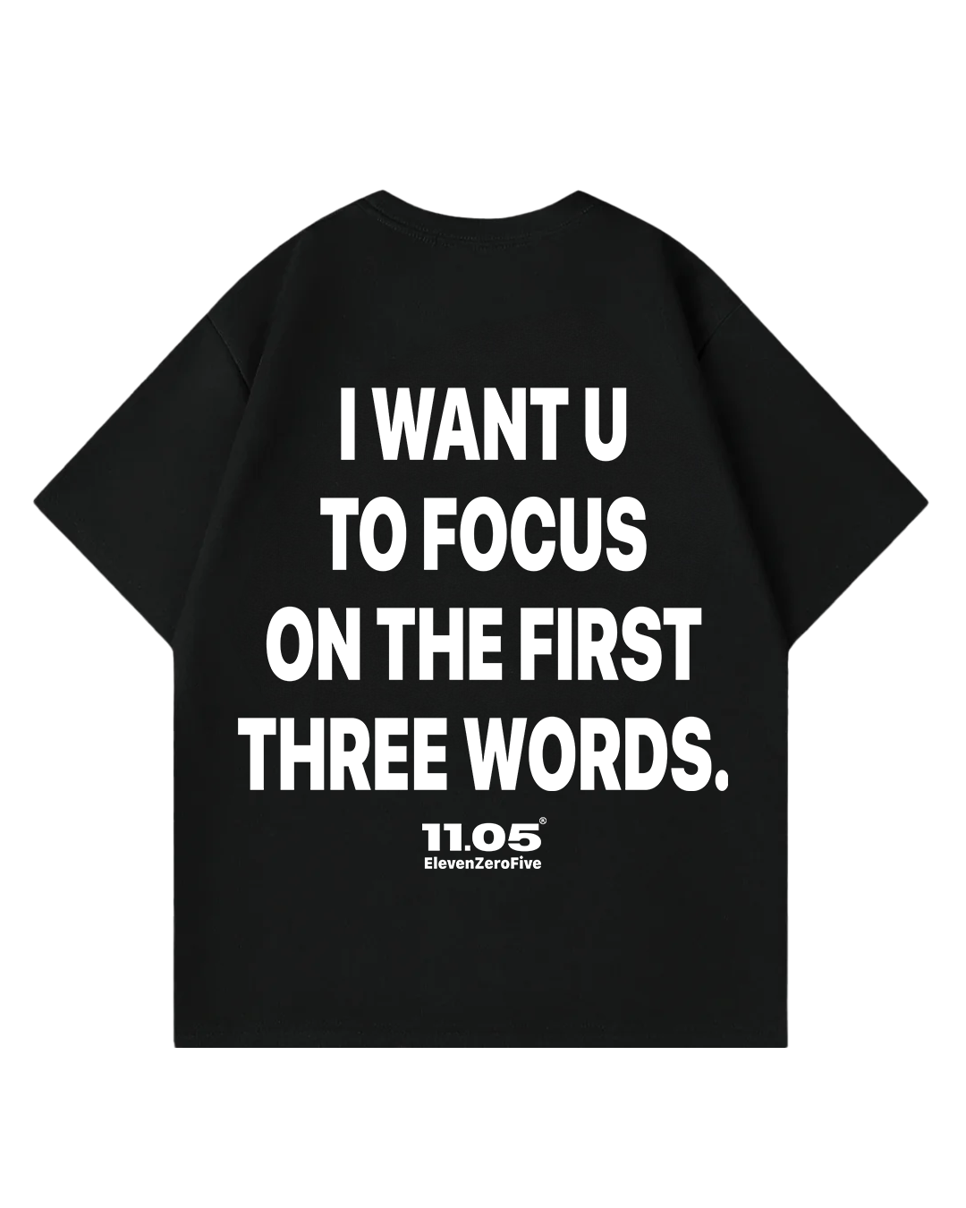 "I WANT U" Oversized T-Shirt