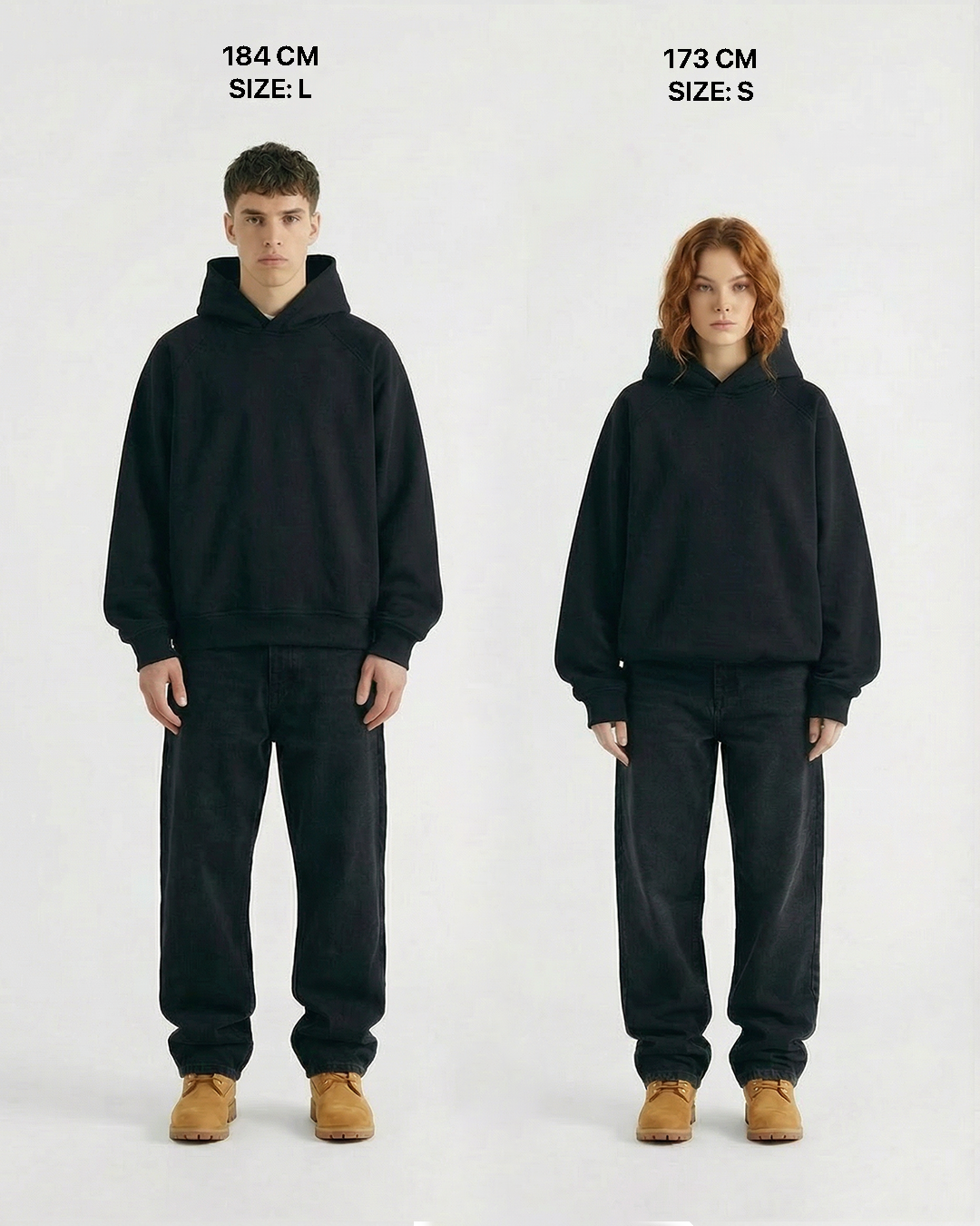 "BLONDE IS FOR BOYS BRUNETTE IS FOR MEN" Sudadera con capucha