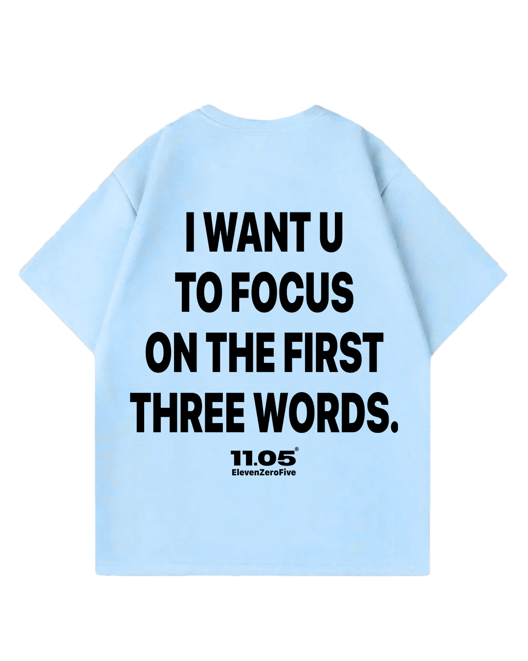 "I WANT U" Oversized T-Shirt
