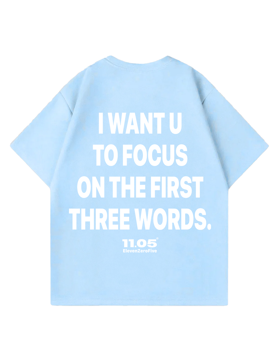 "I WANT U" Oversized T-Shirt