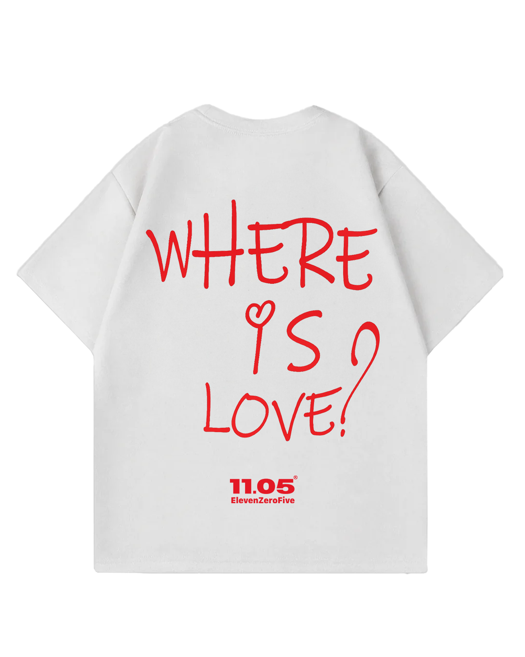 'Where is love?' Oversized T-Shirt