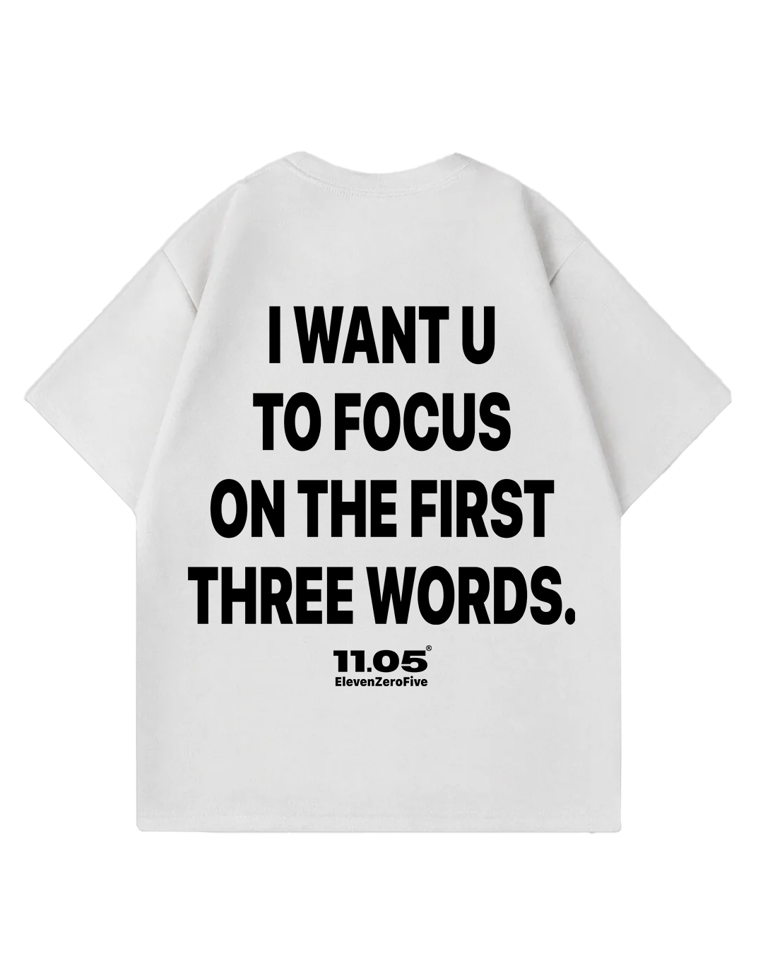 "I WANT U" Oversized T-Shirt
