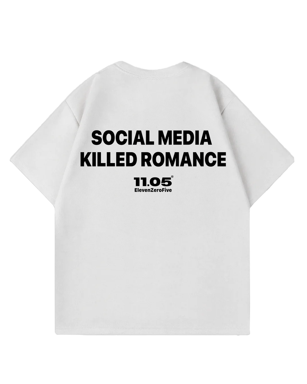 'Social media killed romance' Oversized T-Shirt