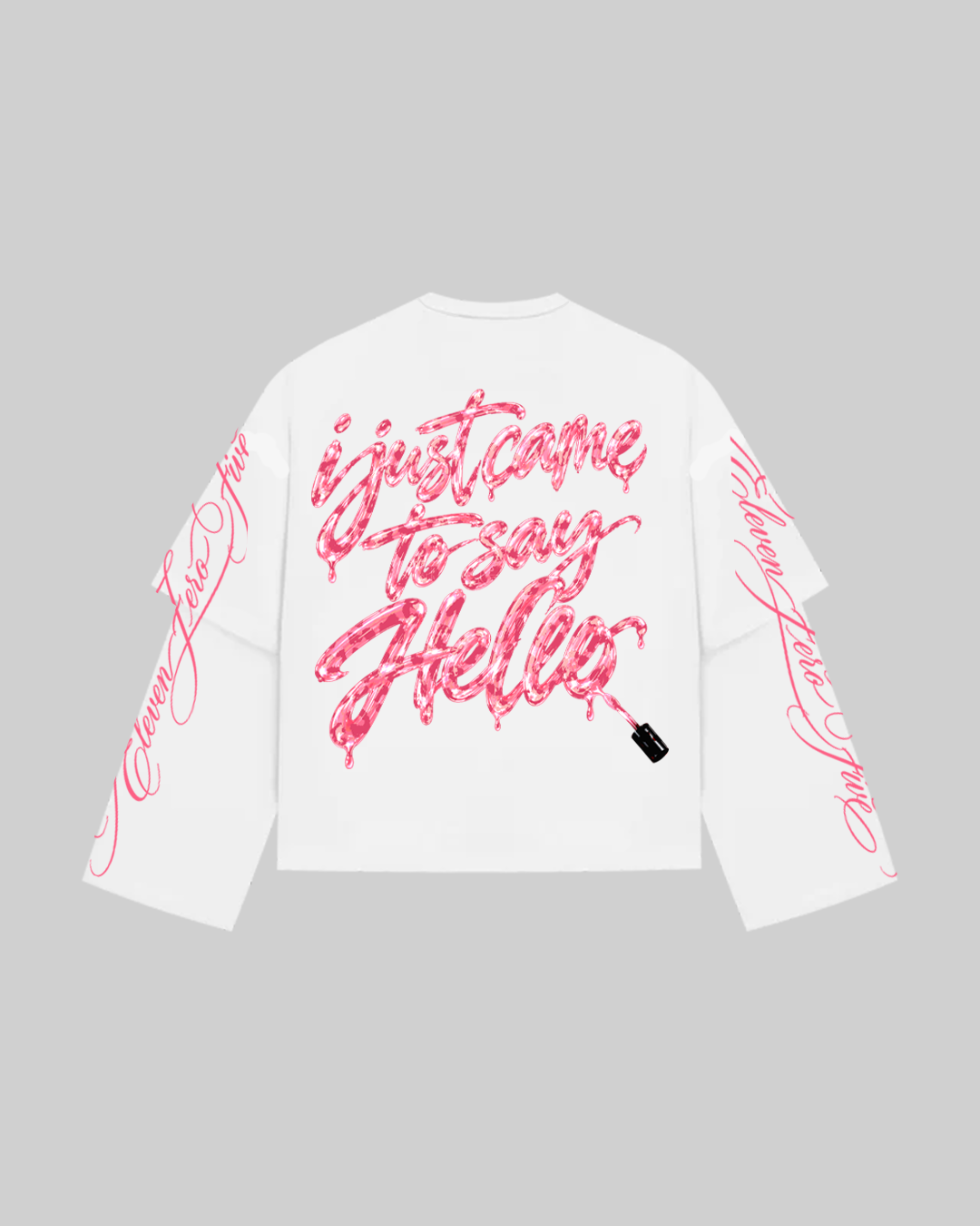 "I JUST CAME TO SAY HELLO" Double Longsleeve