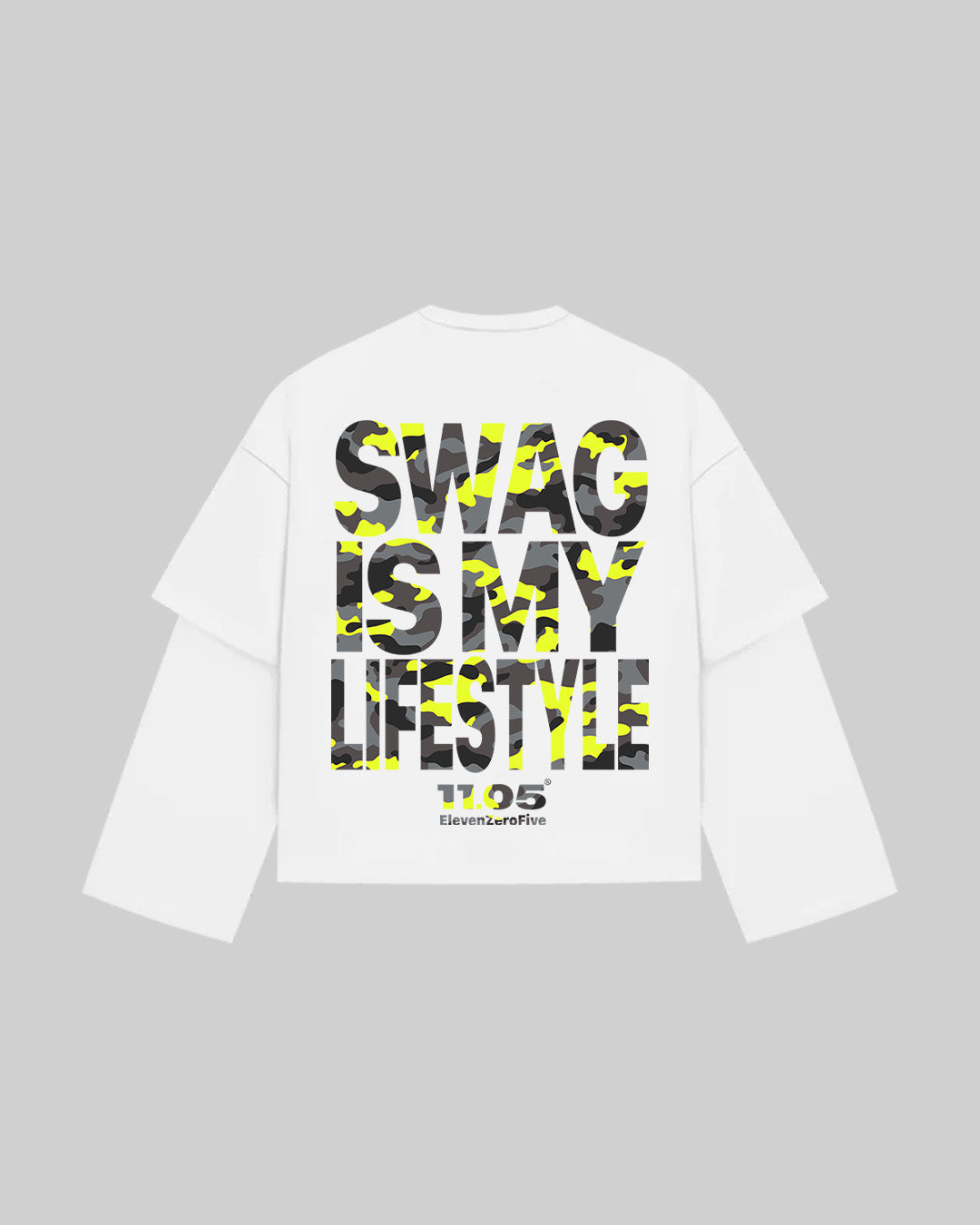 "SWAG IS MY LIFESTYLE" VOLT EDITION - Double Longsleeve