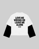 "LOVE ME WRONG" Double-Sleeve