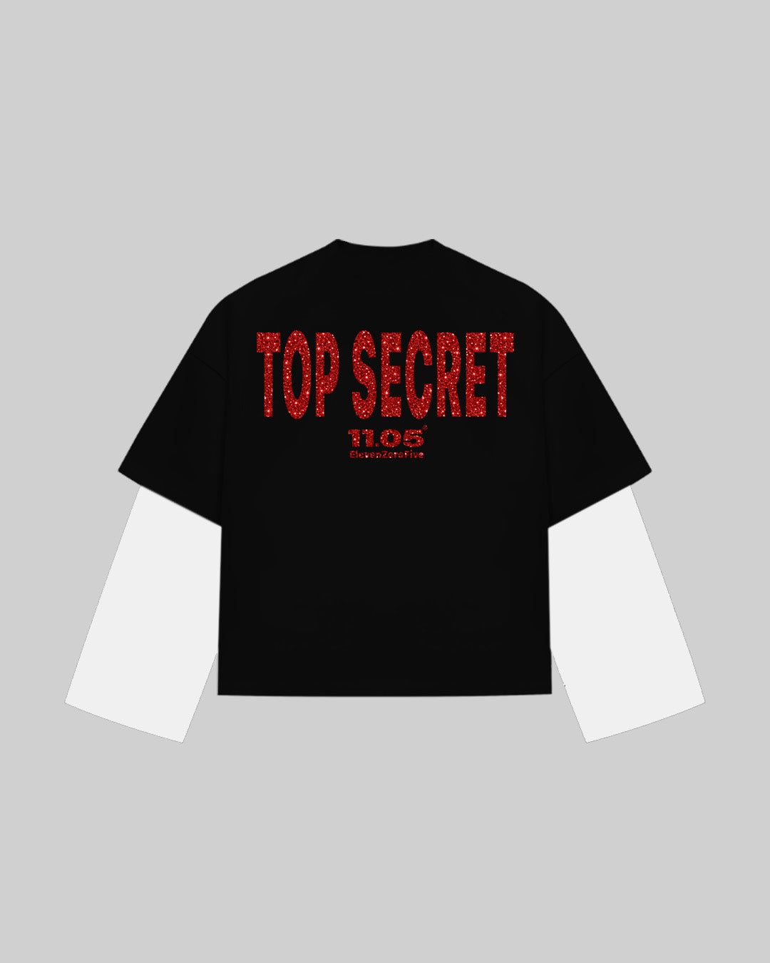 "TOP SECRET" Double Longsleeve | GLITTER EDITION