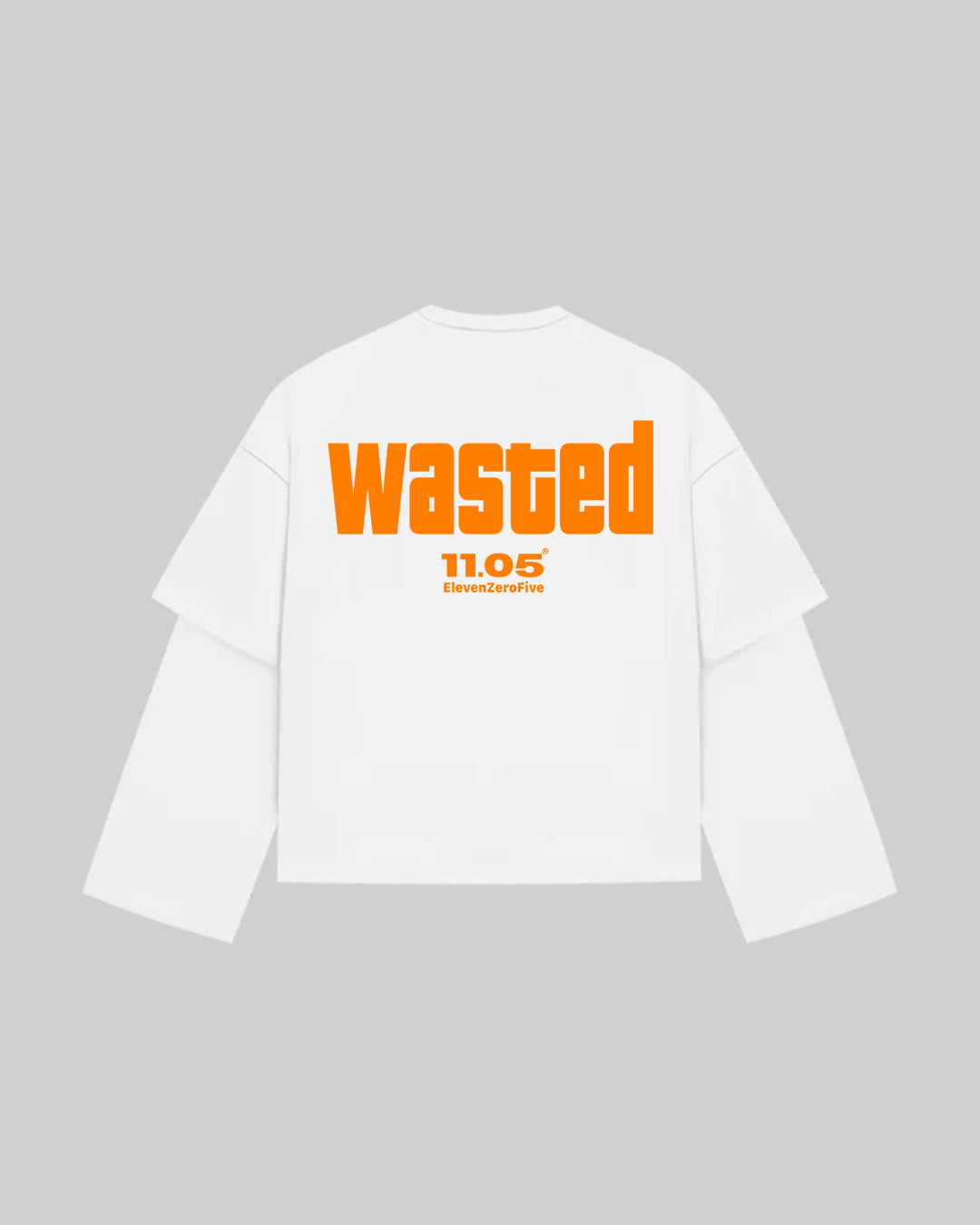 "WASTED" Double Longsleeve | ORANGE EDITION