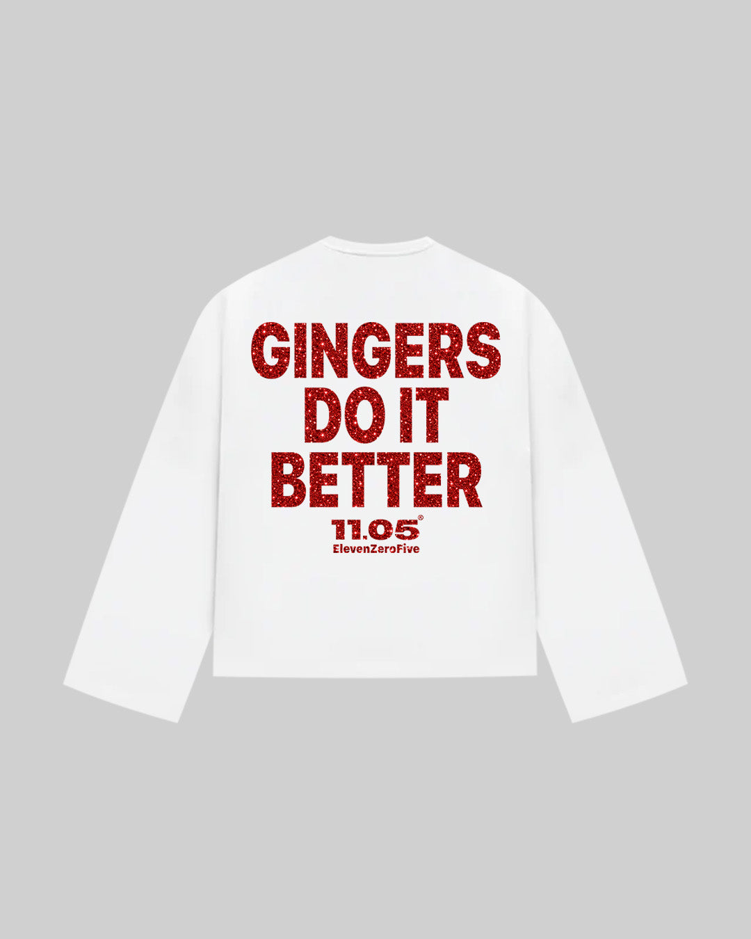 "GINGERS DO IT BETTER" Long Sleeve | GLITTER EDITION