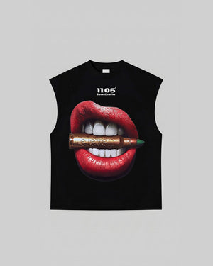 "Bullet Lips" Tank Top