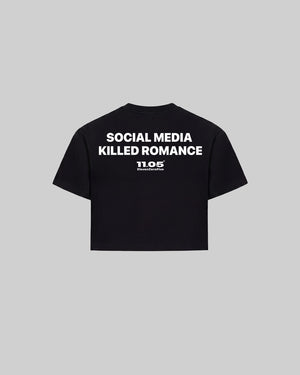 "SOCIAL MEDIA KILLED ROMANCE" Women's TOP