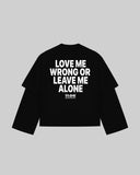 "LOVE ME WRONG" Double-Sleeve