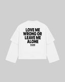 "LOVE ME WRONG" Double-Sleeve