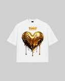 "Gold Heart" Oversized T-Shirt