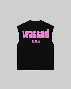 "WASTED" Tank Top | ROSE EDITION