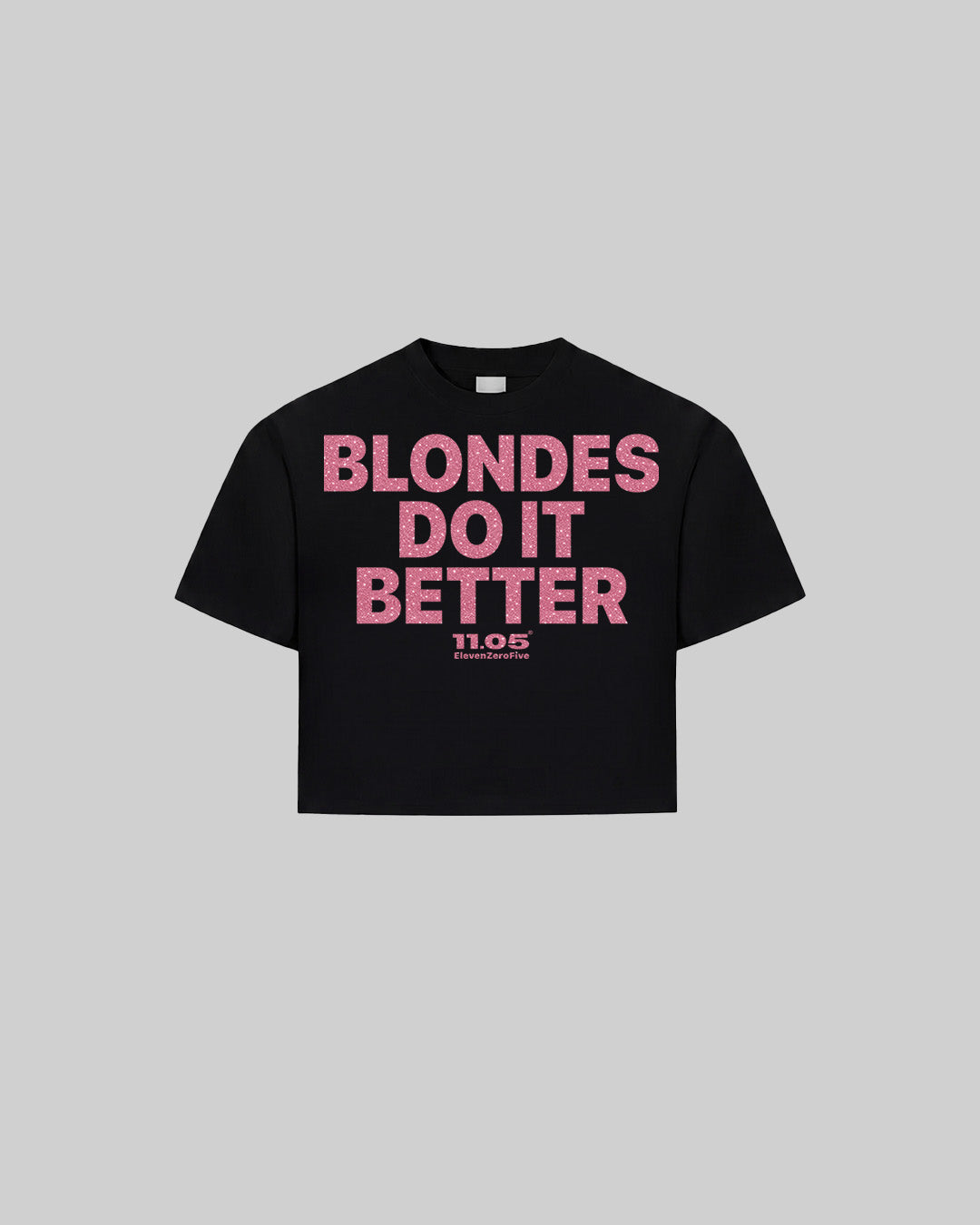 "BLONDES DO IT BETTER" Women's TOP | GLITTER EDITION