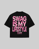 "SWAG IS MY LIFESTYLE" Oversized T-Shirt