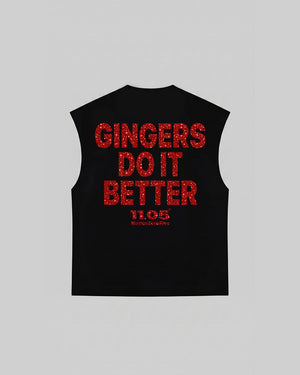 "GINGERS DO IT BETTER" Tank Top | GLITTER EDITION