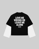 "LOVE ME WRONG" Double-Sleeve