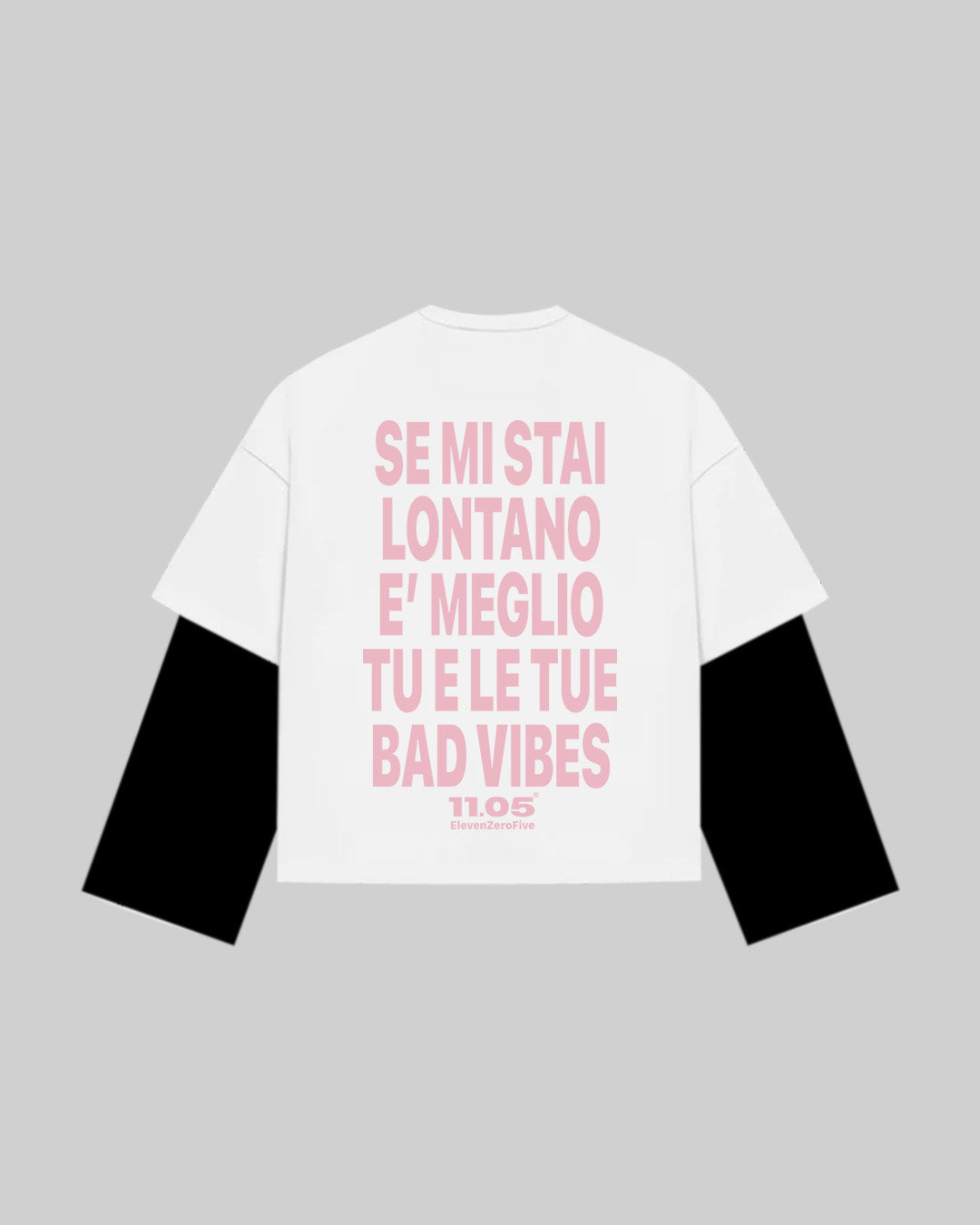 "NO BAD VIBES" Double Longsleeve
